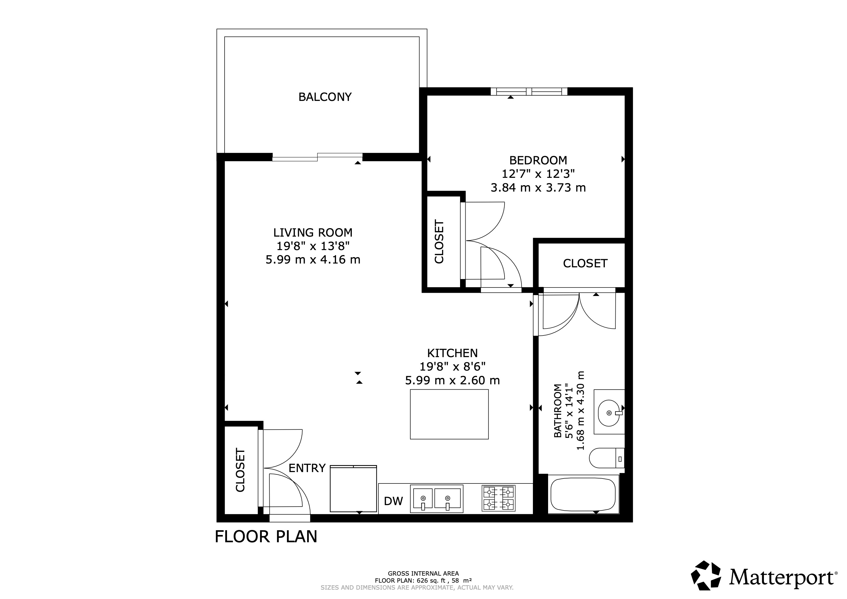 Layout E floor plan